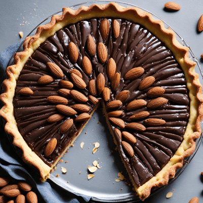 LA CROSTATA DI MANDORLE E CIOCCOLATO