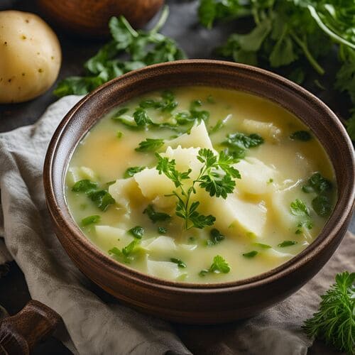 ZUPPA DI CAVOLO E PATATE